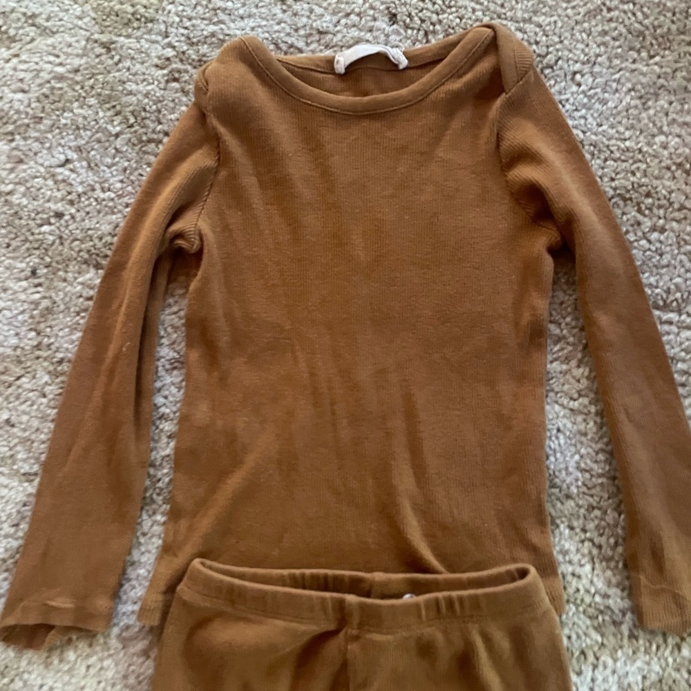 Misha and Puff Pima Cotton Ribbed L/S Tee and Leggings Base Layer 2019 - Picture 2 of 8